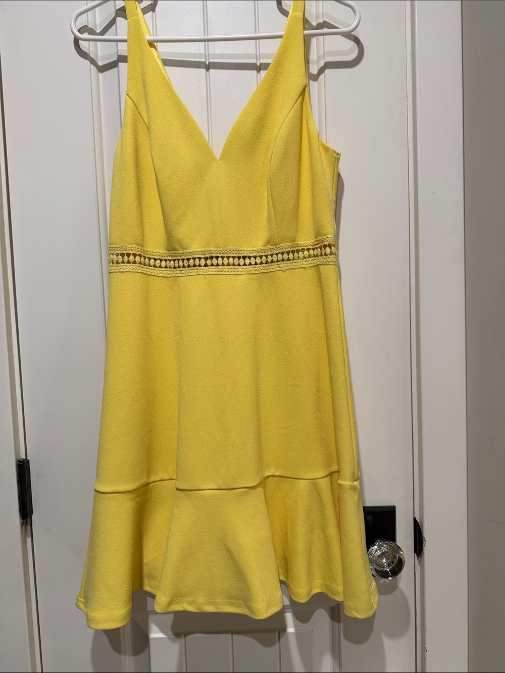 Lulus yellow mini dress size M